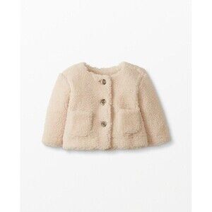 Hanna Andersson Baby Faux Shearling Jacket Sz 12-18 months